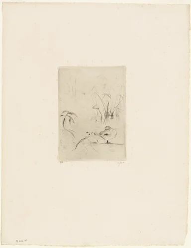 The Duck by Berthe Morisot, print, 1889