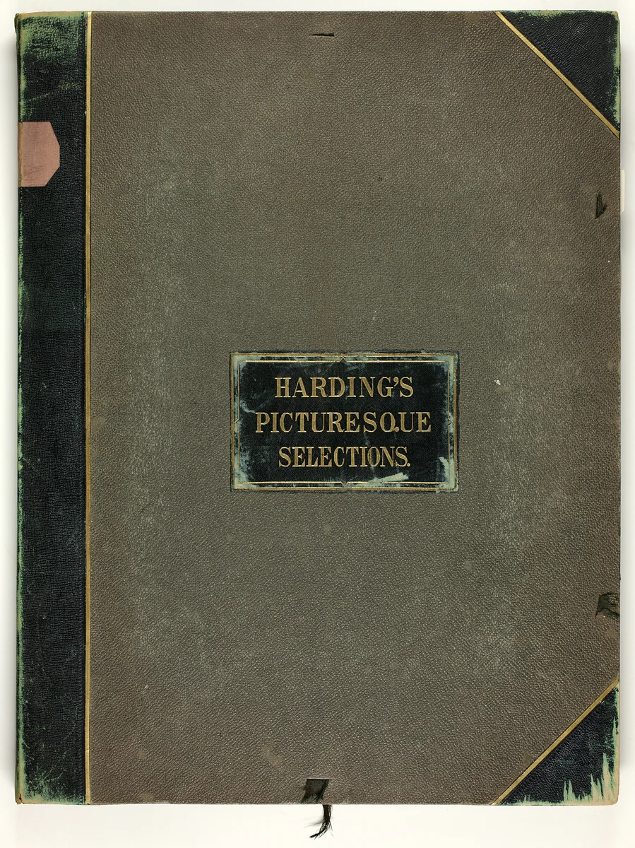 Picturesque Selections: Cover, from Picturesque Selections by James Duffield Harding, other, 1859-1860