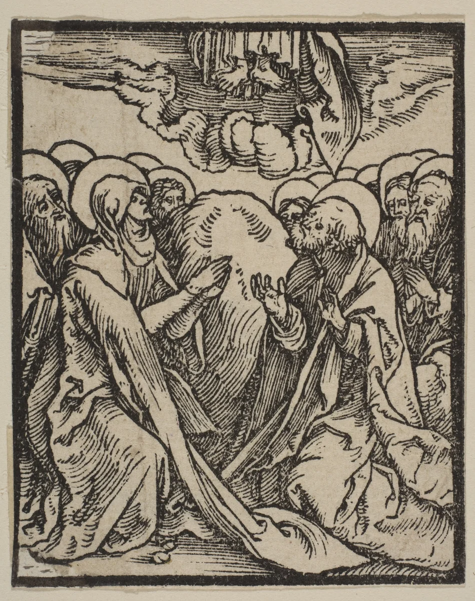 The Ascension by Albrecht Dürer, print, 1485-1528