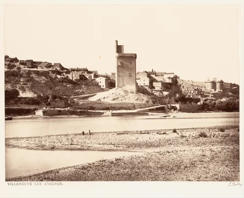 Villeneuve les Avignon by Edouard Baldus, photograph, 1861-1864