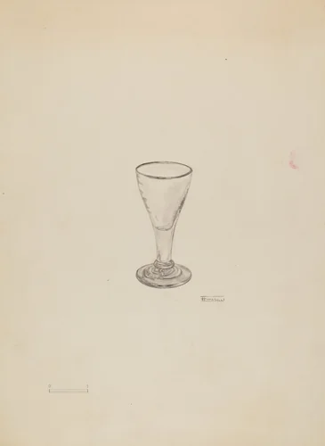 Cordial Glass by Frank Fumagalli, index of american design, 1936