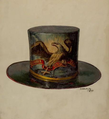 Fireman's Hat by Eugene Shellady, index of american design, 1937
