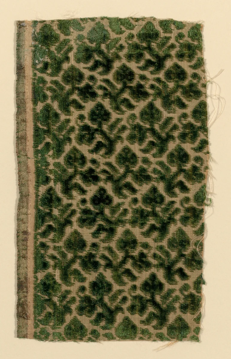 Fragment by Italy, textile, 1600-1625