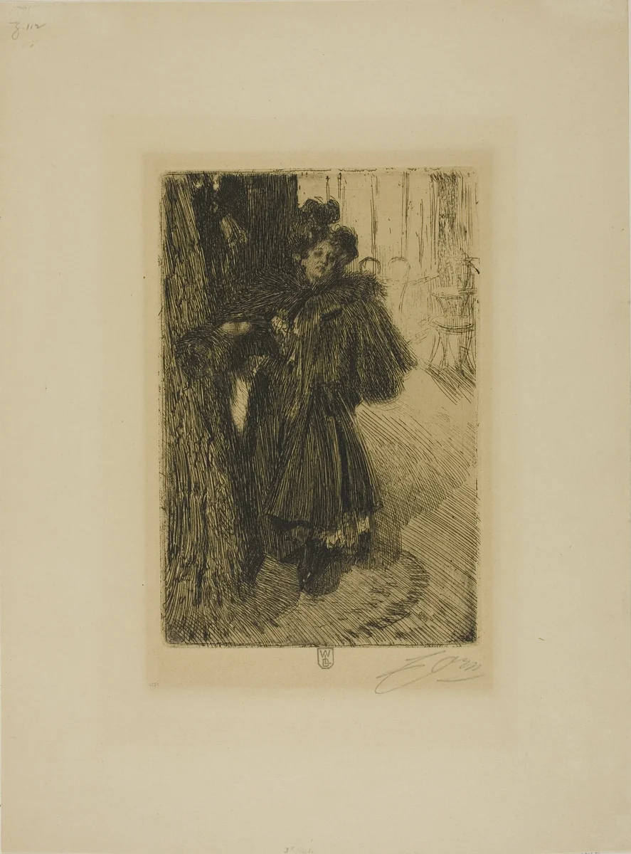 Effet de Nuit II by Anders Zorn, print, 1895