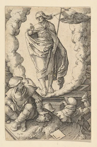 The Resurrection, from "The Passion of Christ" by Jan Muller, print, 1610-1625