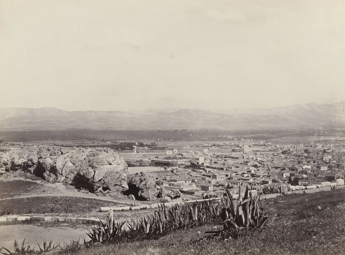 Athens and Mars' Hill (#621) by Francis Frith, photograph, 1860