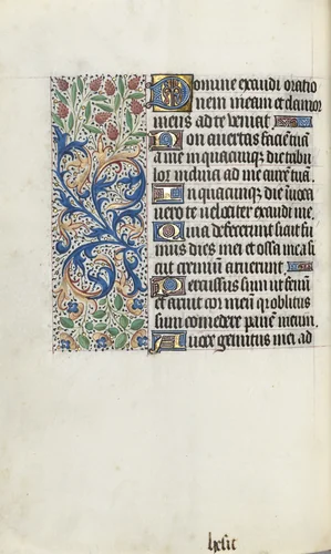 Book of Hours (Use of Rouen): fol. 87v by Master of the Geneva Latini, book, 1465-1475