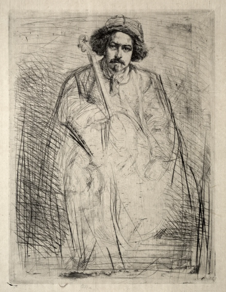 Becquet by James McNeill Whistler, print, 1871