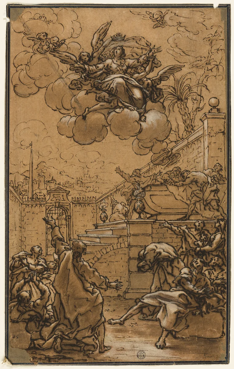 The Assumption of the Virgin by Jacopo Robusti
John Devoto, drawing, 1539-1776