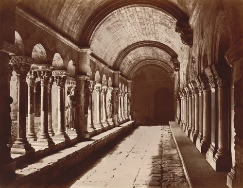 Arles, Cloître Saint-Trophîme (Arles, Saint-Trophime Cloister) by Édouard-Denis Baldus, photograph, 1856-1866
