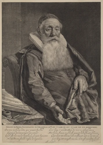 Gellius de Bouma by Cornelis Visscher, print, 1656