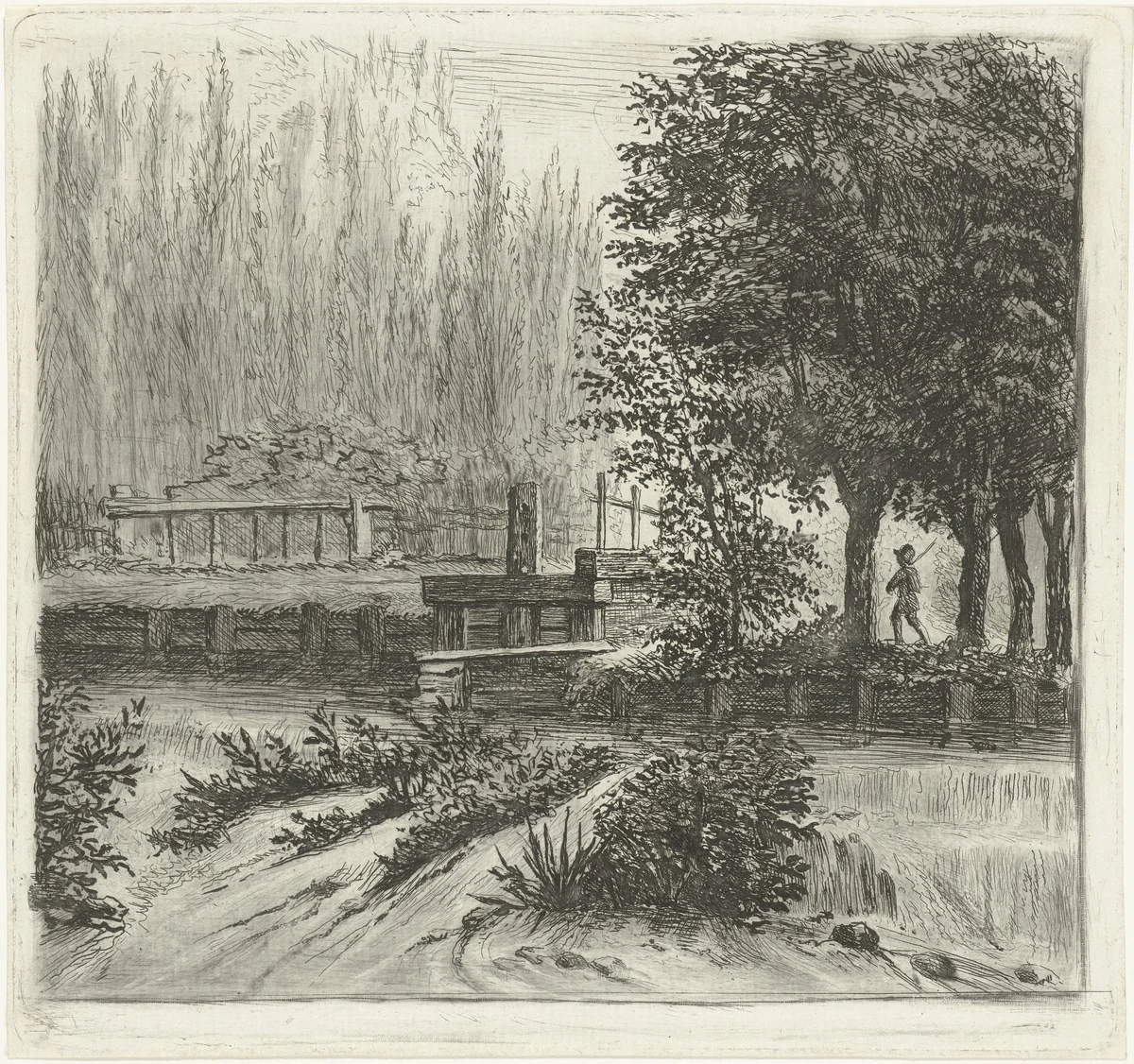 Sluis by Louis Bernard Coclers, print, 1756-1817