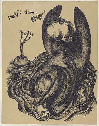 Helft dem Krüppel (Help the Cripples) by Heinrich Hoerle, portfolio, 1920