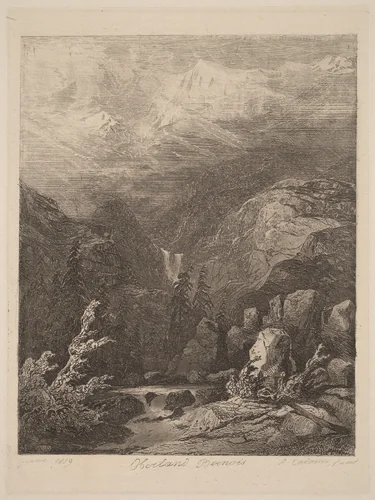 Oberland Bernois by Alexandre Calame, portfolio, 1838-1850