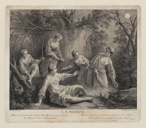 Evening by Nicolas de Larmessin, print, 1741
