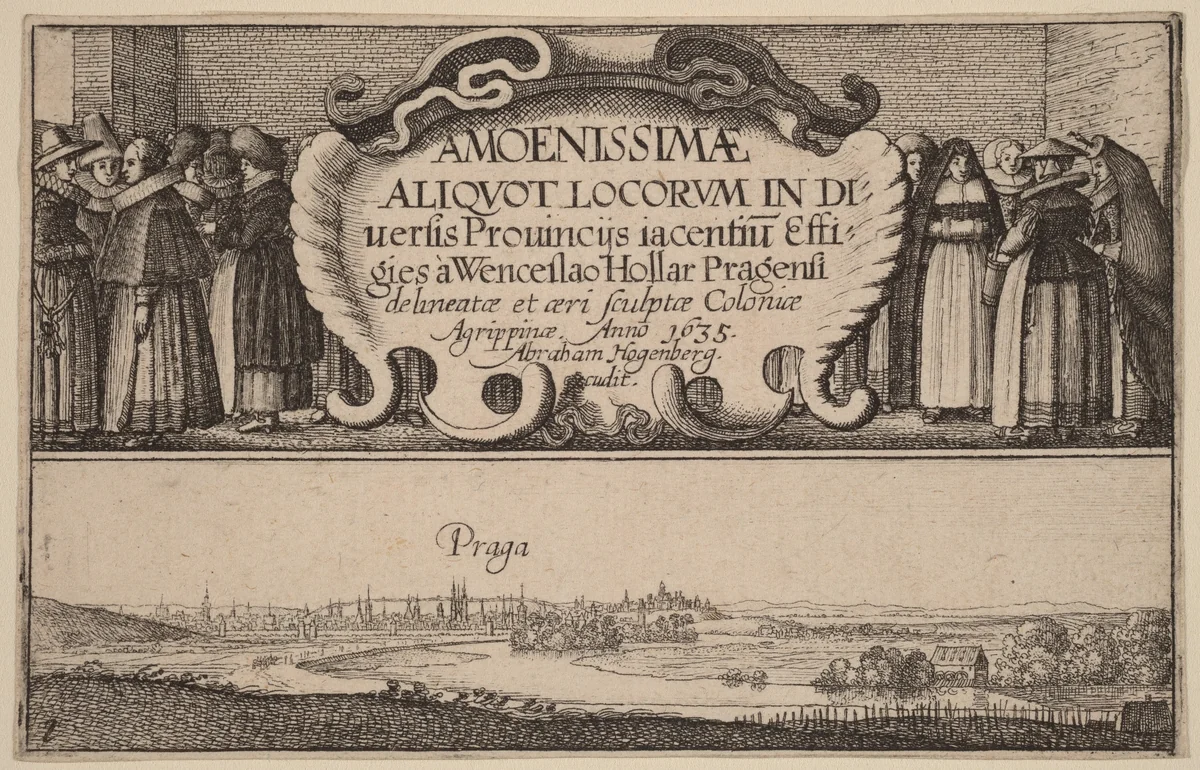 Title Page by Wenceslaus Hollar, print, 1635