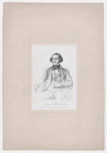 Daniel Maclise by John Talfourd Smyth, print, 1847