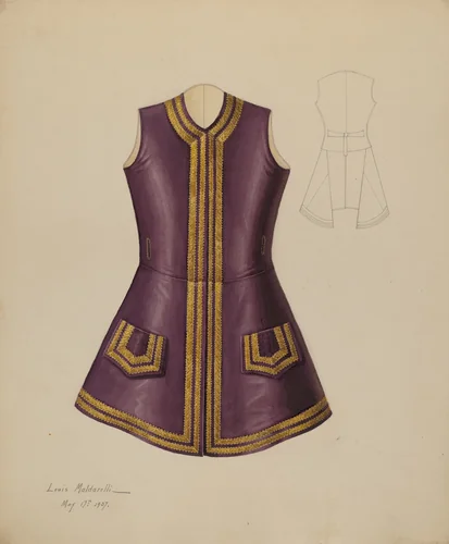 Waistcoat by Louis Maldarelli, index of american design, 1937