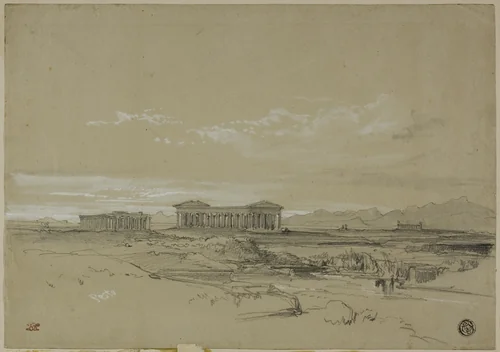 Pesto by William Leighton Leitch, drawing, 1824-1883