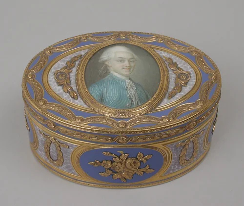 Snuffbox by Charles Le Bastier, metalwork, 1771-1772