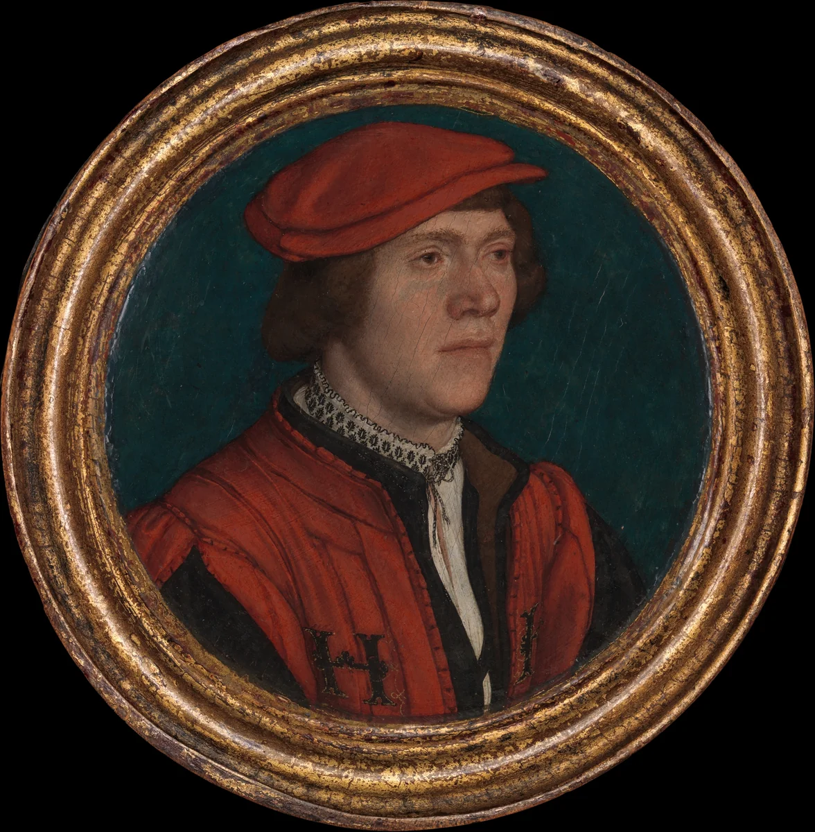 Portrait of a Man in Royal Livery by Hans Holbein the Younger, painting, 1532-1535