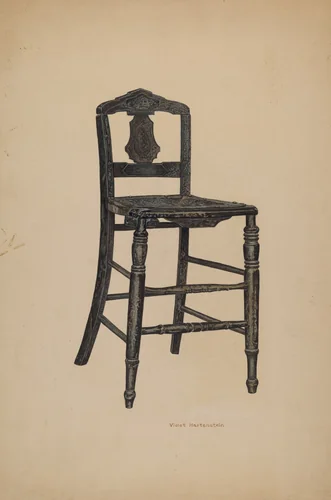 Youth's Chair by Clarence W. Dawson, index of american design, 1940