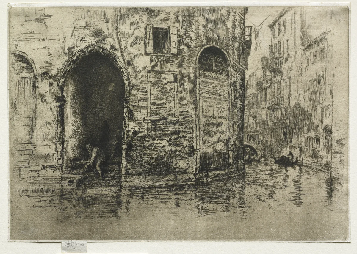 Two Doorways by James McNeill Whistler, print, 1880