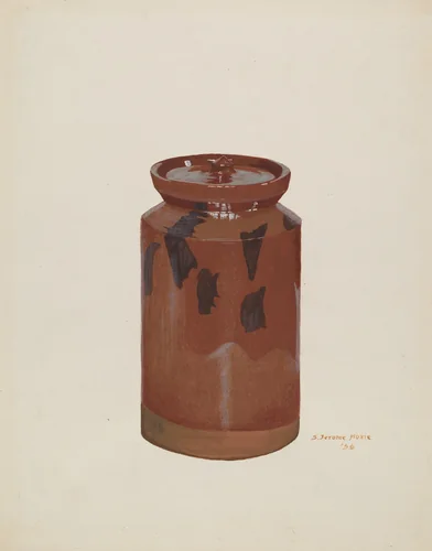 Preserve Jar by Jerome Hoxie, index of american design, 1936