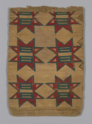 ˀımáˀsp̉alx̣ (Flat Storage Bag) by Nez Perce, textile, 1850-1870