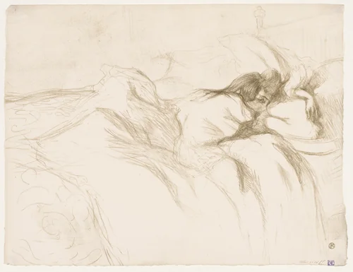 Elles: Woman Sleeping by Henri de Toulouse-Lautrec, print, 1896