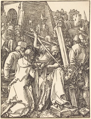 Christ Carrying the Cross by Albrecht Dürer, print, 1509
