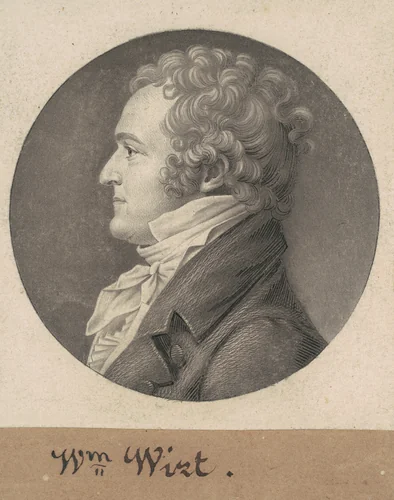William Wirt by Charles B. J. Févret de Saint-Mémin, print, 1807-1808