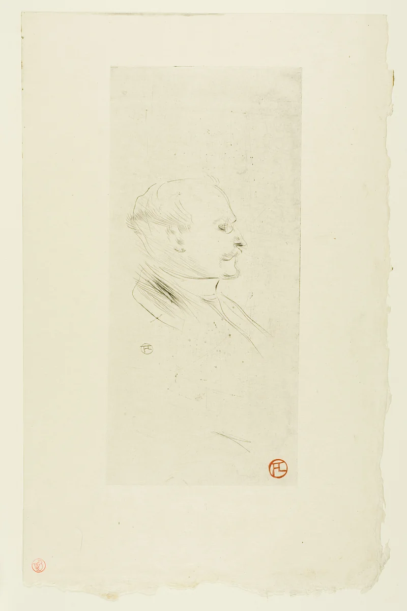 W. H. B. Sands, Publisher by Henri de Toulouse-Lautrec, print, 1898