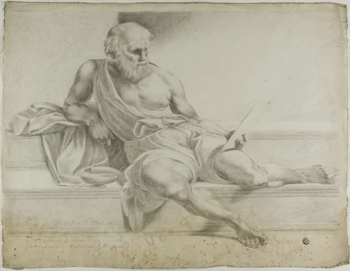 Diogenes by Raffaello Sanzio, drawing, 1774
