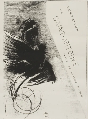 Cover from The Temptation of Saint Anthony (1st series) by Odilon Redon, print, 1888