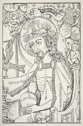 Christus im Halbfigur by Unknown, print, 1475-1485