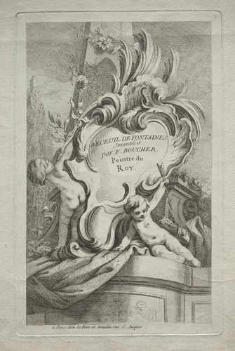 No. 1: Title Page by Gabriel Huquier, print, 1731-1741