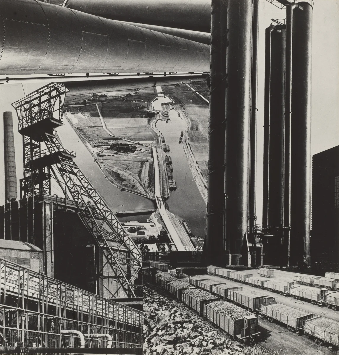 Industrial District at Gelsenkirchen by Max Burchartz, photograph, 1920