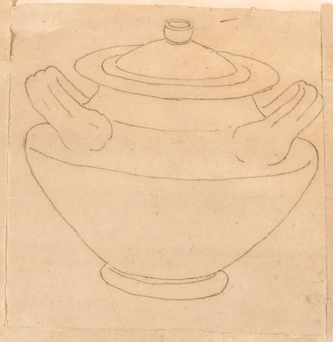 Double-Handled Pot by Jacques-Louis David, drawing, 1775-1780