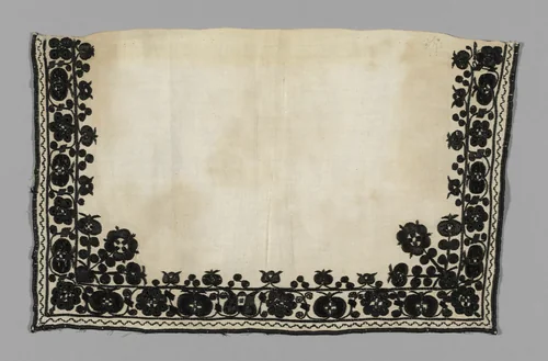 Scarf End by Spain, textile, 1801-1900