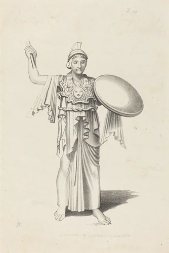 Minerva, From a Bronze by Daedalus by W. Walton
John Flaxman, print, 1829