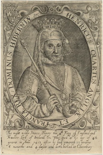 King Henry IV of England by Renold Elstrack, print, 1571-1625