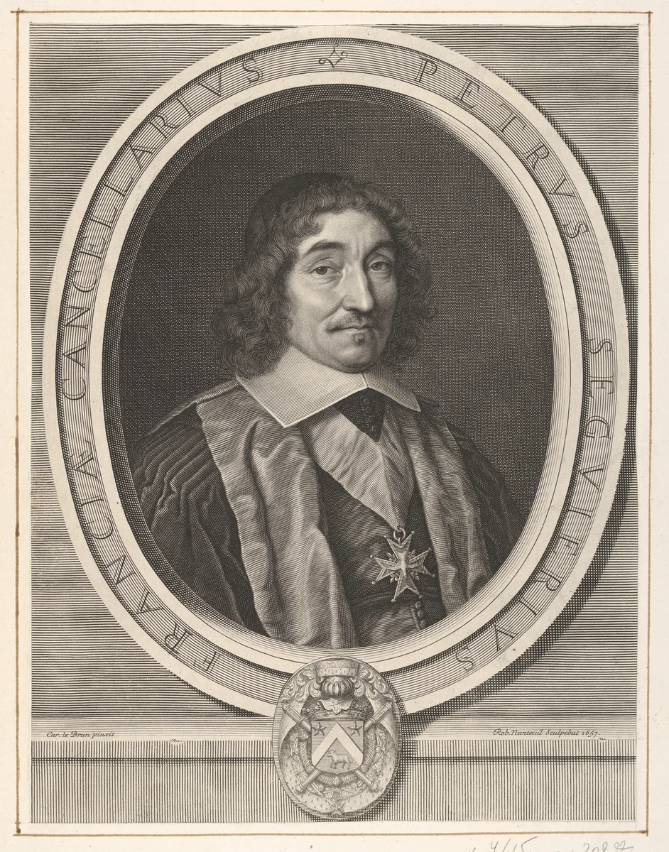 Le chancelier Pierre Séguier by Robert Nanteuil, print, 1657