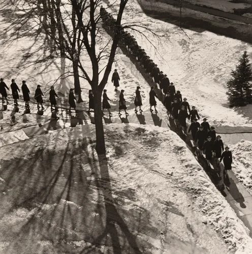U.S. Naval Training Center, Women's Reserve, Cedar Falls, Iowa by Wayne Miller, photograph, 1943