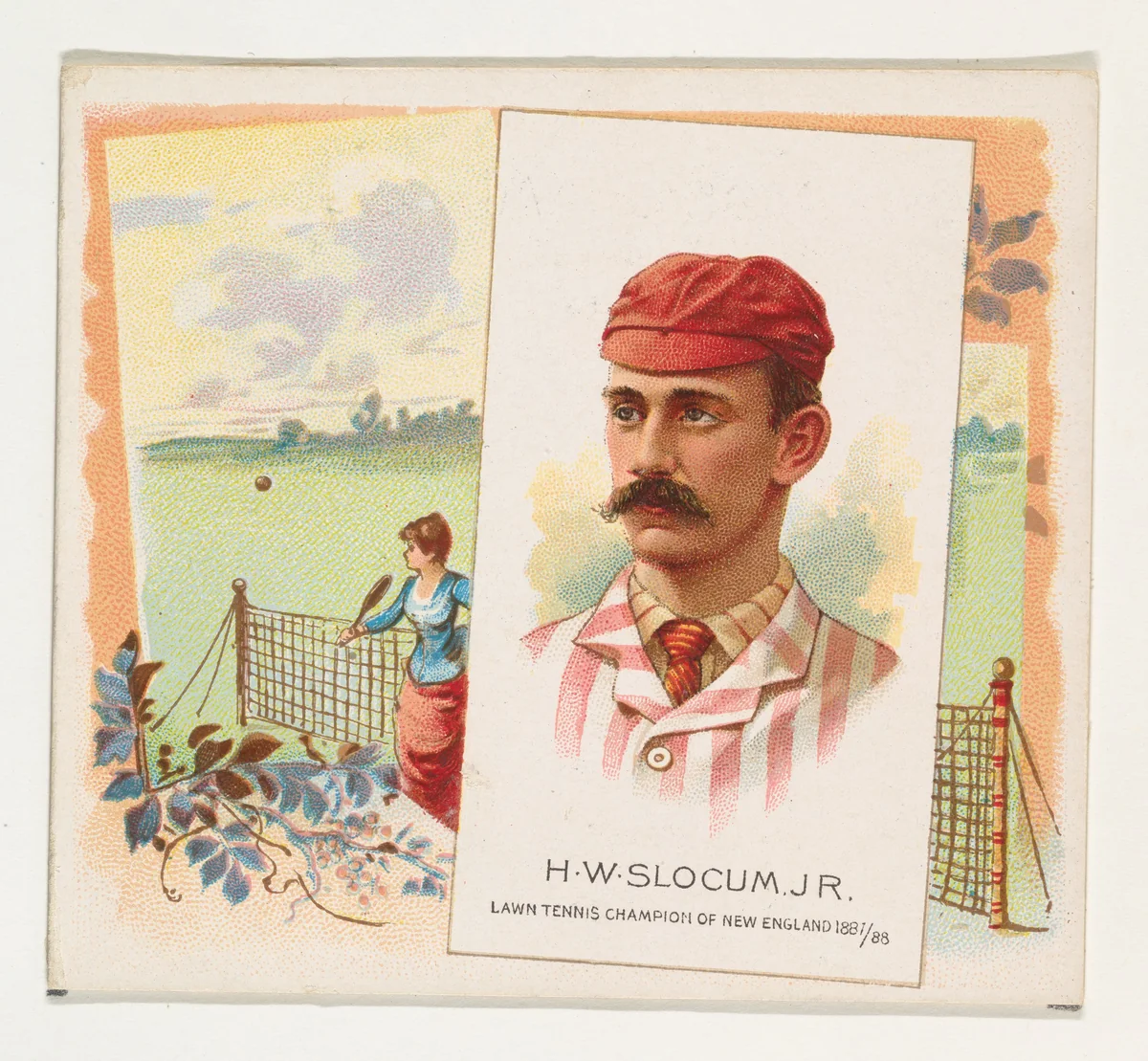 H.W. Slocum, Jr., Lawn Tennis Champion of New England 1887/88, from World's Champions, Second Series (N43) for Allen & Ginter Cigarettes by Allen & Ginter, print, 1888