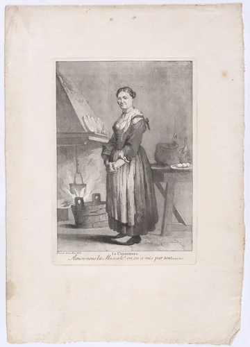 The Cook, from "Divers Portraits" by Giovanni David, print, 1775
