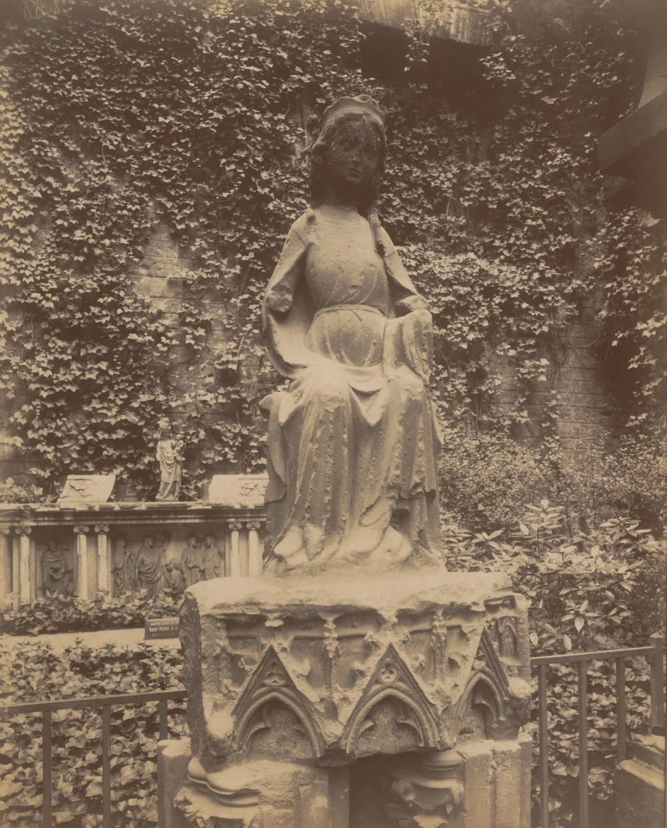 Jardin de Cluny by Eugène Atget, photograph, 1911