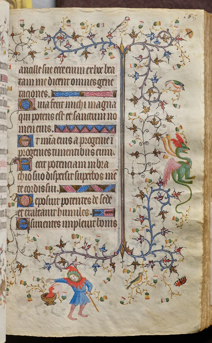 Hours of Charles the Noble, King of Navarre (1361-1425): fol. 94r, Text by Master of the Brussels Initials and Associates, book, 1400-1410