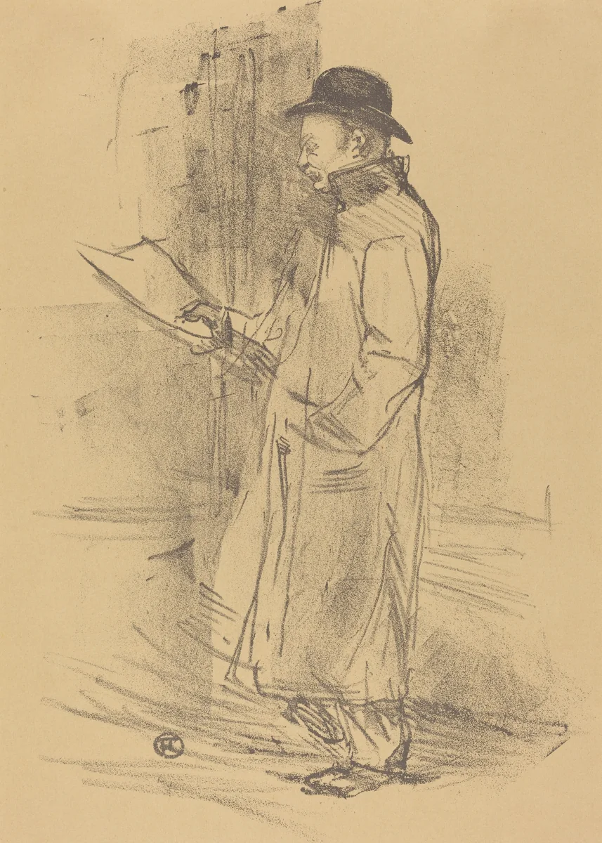 Program for "Benefice Gemier" (Programme du "Bénéfice Gémier") by Henri de Toulouse-Lautrec, print, 1897