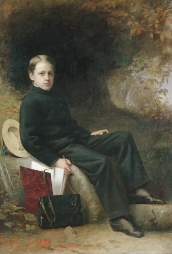 Amory Sibley Carhart by Thomas Le Clear, artwork, 1857-1865